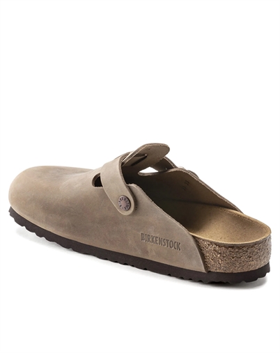 Boston Oiled Leather Sandal - Tobacco Brown - Birkenstock
